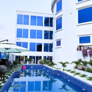 Our luxury swimming pool at Hope Luxury Hotel