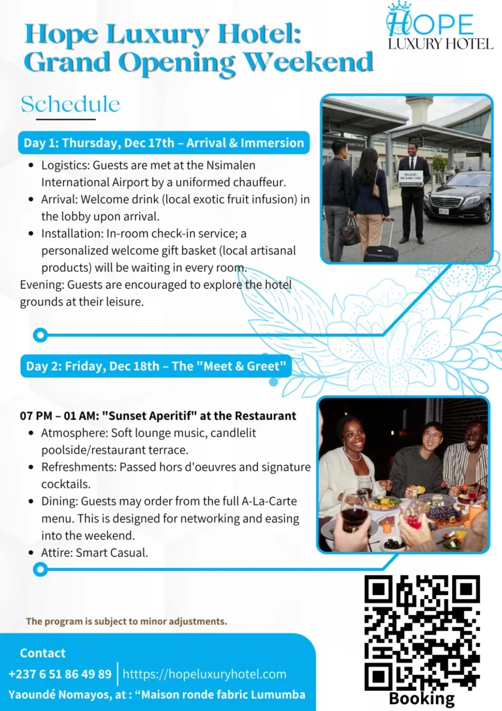 Schedule of the HLH grand opening